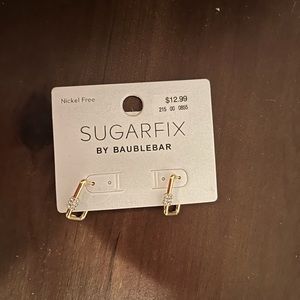 BAUBLE BAR BRAND NEW SUGAR FIX HUGGIE EARRINGS